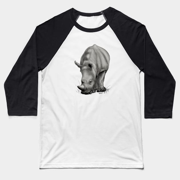 Nashorn Baseball T-Shirt by sibosssr